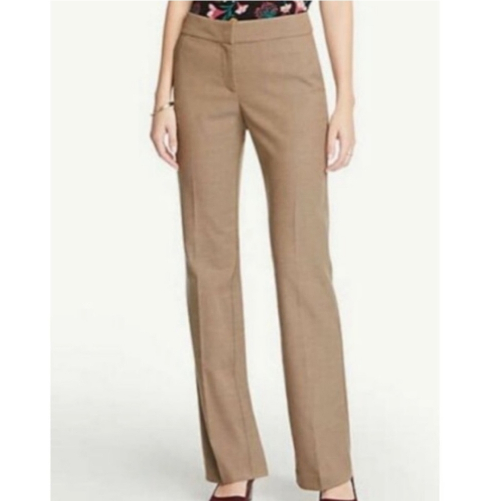 Ann Taylor Factory Tan Boot Cut Trousers